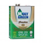 Моторное масло MOLY GREEN Premium 0W20 SP GF-6, 4л